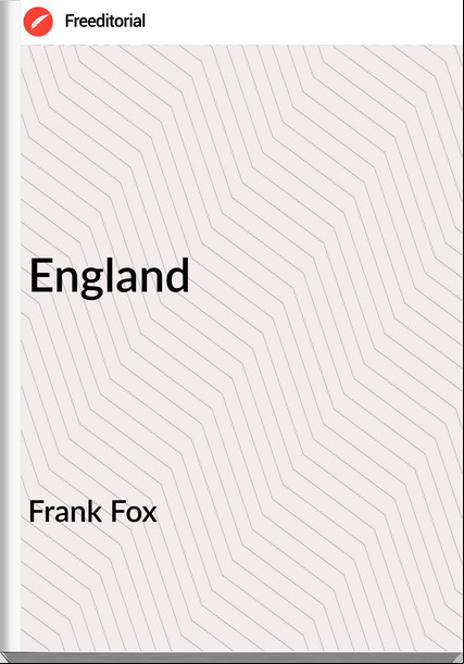 Frank Fox  - England