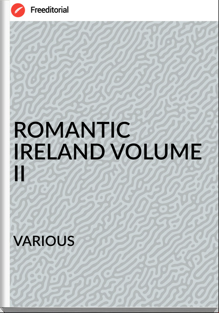                VARIOUS ROMANTIC IRELAND VOLUME II