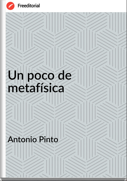 Antonio Pinto - Un poco de metafísica